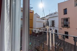 A balcony or terrace at Apartamentos Cruz de San Andrés