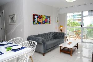 Zona de estar de Barra Design - Barra da Tijuca, Piscina e Conforto