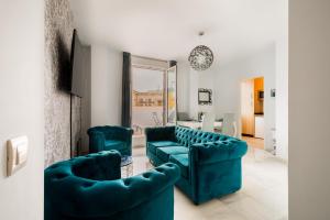 A seating area at Apartamentos Cruz de San Andrés