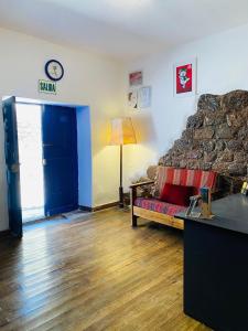 Posezení v ubytování Flying Dog Hostel Cusco