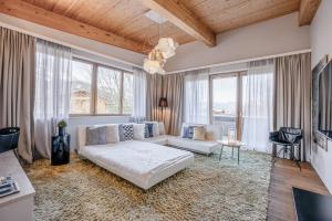 Posteľ alebo postele v izbe v ubytovaní GOING TRIPLE A apartments NORTH
