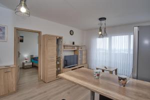 Μια τηλεόραση ή/και κέντρο ψυχαγωγίας στο Apartament Słoneczny 11