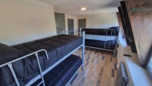 Habitación con 2 literas en una habitación en Temiscira Hostel en San Carlos de Bariloche
