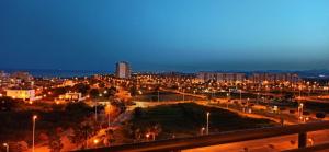 Výhľad na mesto Moncófar alebo výhľad na mesto priamo z apartmánu