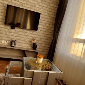 Kuchyň nebo kuchyňský kout v ubytování Apartman Mery in Kraljevi Čardaci