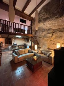 Posezení v ubytování Casa De La Roca
