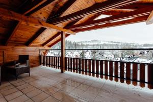 Μπαλκόνι ή βεράντα στο Orava Hotel