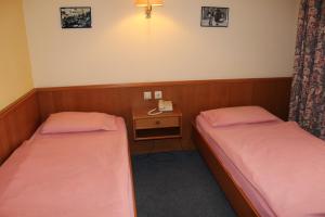 Letto o letti in una camera di Hotel de Foetz