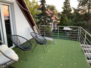 Balkón alebo terasa v ubytovaní Felix House Siófok