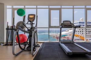 Fitness centrum a/nebo fitness zařízení v ubytování Aruba Dreams, Take Me Away Studio