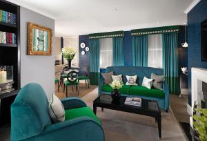Posezení v ubytování Flemings Mayfair - Small Luxury Hotel of the World