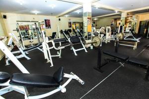 Fitness centrum a/nebo fitness zařízení v ubytování Hotel Colonial