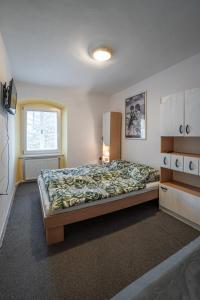 Voodi või voodid majutusasutuse Apartmá u Baštů toas