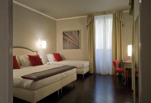 Postel nebo postele na pokoji v ubytování Hotel Rosso23 - WTB Hotels