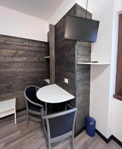 Eldhús eða eldhúskrókur á Albergo Baffo