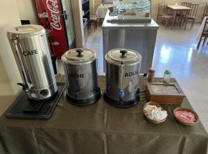 a table topped with at Hotel GHC in San Clemente del Tuyú
