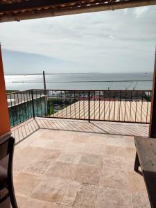 Ein Balkon oder eine Terrasse in der Unterkunft Hotel Villa Salvador