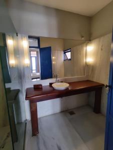 Ένα μπάνιο στο Hotel Villa Salvador