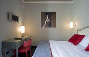 Postel nebo postele na pokoji v ubytování Hotel Rosso23 - WTB Hotels