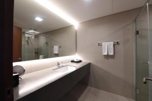 Koupelna v ubytování Hotel Susung Spa Resort
