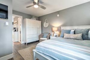 Katil atau katil-katil dalam bilik di Less Than 1 Mi to Boardwalk Bayfront Ocean City Condo