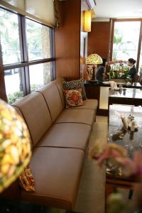 منطقة جلوس في Hotel Dion