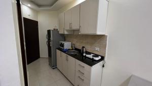 A kitchen or kitchenette at Casablanca beach resort, first line with private beach and swimming pools,