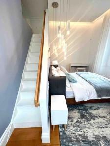 Posteľ alebo postele v izbe v ubytovaní Appartement de standing Biarritz