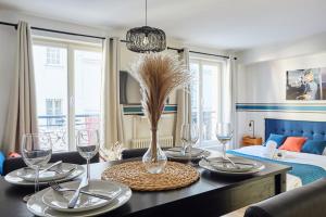 Posedenie v ubytovaní Residence Center of Paris le Marais by Studio prestige