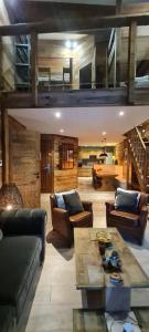 Posezení v ubytování Refuge du Montagnard ARCS 1950