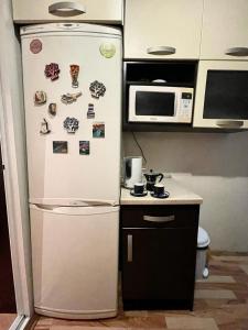Kuchyň nebo kuchyňský kout v ubytování Center House Hostel