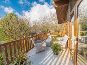 Μπαλκόνι ή βεράντα στο Fern Lodge