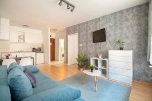 Kuchyň nebo kuchyňský kout v ubytování Prince Apartments