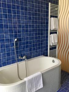 Koupelna v ubytování Hotel Okresní Dům