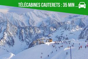 LOC TROTTEUR LE SAFRAN F2 Grand confort, gare SNCF de Lourdes v zime