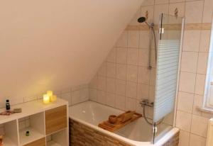 Koupelna v ubytování Ferienwohnung Hofmann-Trier + 12 fotografií