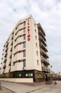 Bygningen som lejligheden ligger i