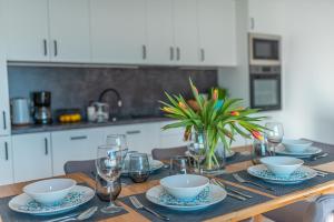 Kuchyňa alebo kuchynka v ubytovaní Apartament Widok 5