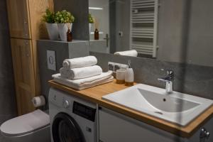 Kúpeľňa v ubytovaní Apartament Widok 5 + 23 fotografií