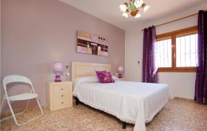 Posteľ alebo postele v izbe v ubytovaní Gorgeous Home In Moraira