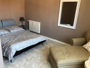 Postel nebo postele na pokoji v ubytování Gästehaus Moin Allgäu