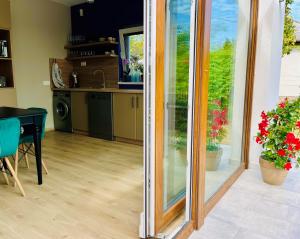 Kuchyň nebo kuchyňský kout v ubytování Babvirág Porta Fonyódliget