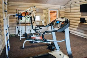 Fitness centrum a/nebo fitness zařízení v ubytování RUBEL APARTHOTEL&SPA