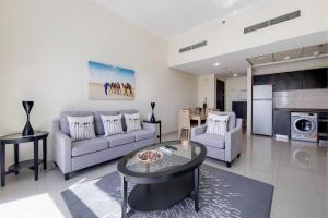 Kuchyň nebo kuchyňský kout v ubytování Bay Central, Dubai Marina - Peaceful One Bedroom
