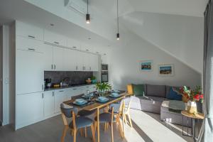 Kuchyňa alebo kuchynka v ubytovaní Apartament Widok 5