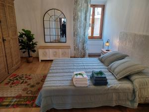 Posezení v ubytování CASA NELLA Appartamento nel Centro Storico