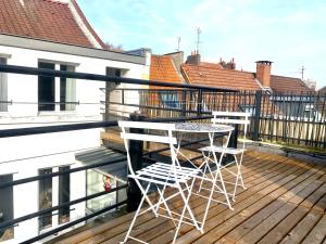 Balkón alebo terasa v ubytovaní Appartement Léonard, comme à la maison - Vieux Lille