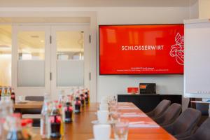 Der Geschäftsbereich oder Konferenzraum in der Unterkunft Hotel & Boarding House Schlosserwirt
