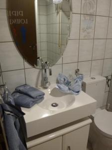 Ein Badezimmer in der Unterkunft Haus Eifelinchen