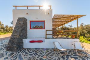 מרפסת או טרסה ב-Sierra Melides Villa,Alentejo, BR2 and BR3,- near beach with heated pool